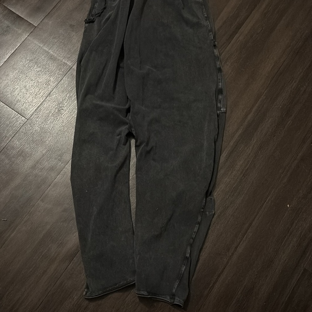 Free People Washed Charcoal Scoop-Neck Jumpsuit - Picture 14 of 14